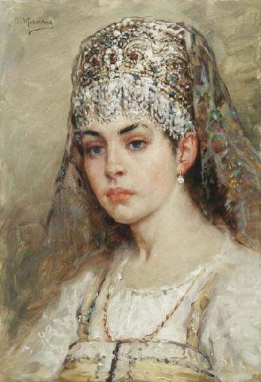 Konstantin Makovsky Boyaryshnya china oil painting image